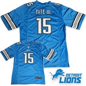 Nike Detroit Lions Golden Tate Jersey Vintage Tate III